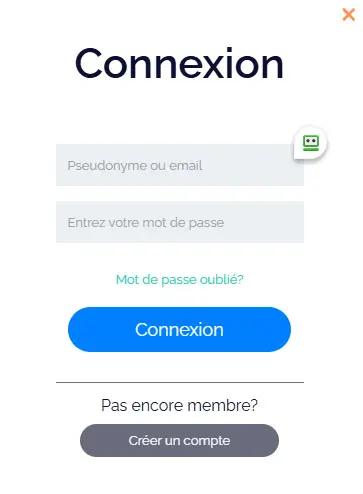 Conexión de los miembros de GRATOWIN CASINO